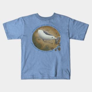 Whale Roams the Earth Kids T-Shirt